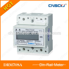 DRM70SA Din-rail LCD display single phase smart energy meter